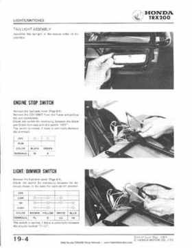1984 Official Honda TRX200 Shop Manual, Page 260