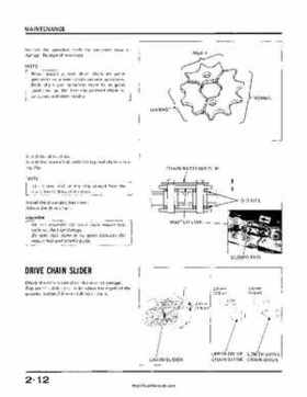 1985-1986 Honda ATC250R Shop Manual, Page 28