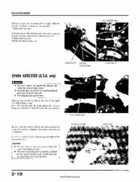 1985-1986 Honda ATC250R Shop Manual, Page 34