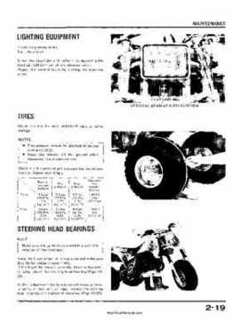 1985-1986 Honda ATC250R Shop Manual, Page 35