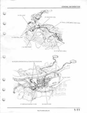 1985-1987 Honda TRX 250 Fourtrax 250 Service Manual, Page 14