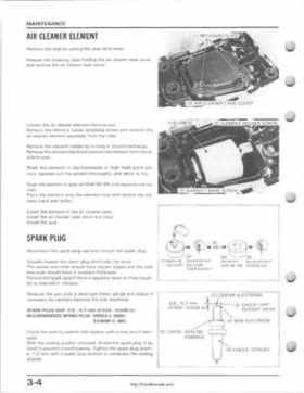 1985-1987 Honda TRX 250 Fourtrax 250 Service Manual, Page 25