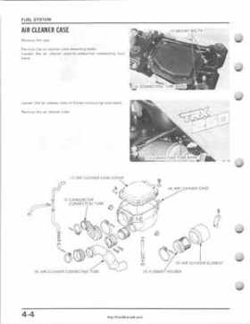 1985-1987 Honda TRX 250 Fourtrax 250 Service Manual, Page 41