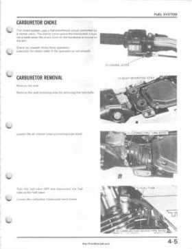 1985-1987 Honda TRX 250 Fourtrax 250 Service Manual, Page 42