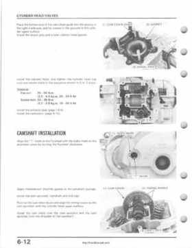 1985-1987 Honda TRX 250 Fourtrax 250 Service Manual, Page 69