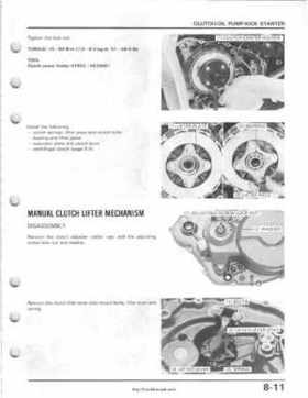 1985-1987 Honda TRX 250 Fourtrax 250 Service Manual, Page 92