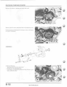 1985-1987 Honda TRX 250 Fourtrax 250 Service Manual, Page 93