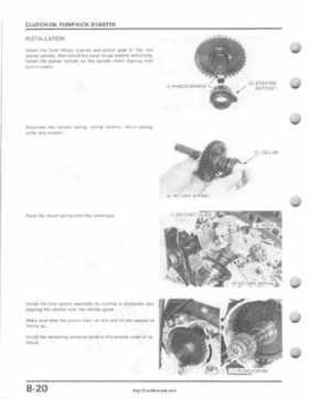 1985-1987 Honda TRX 250 Fourtrax 250 Service Manual, Page 101