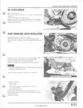 1985-1987 Honda TRX 250 Fourtrax 250 Service Manual, Page 102