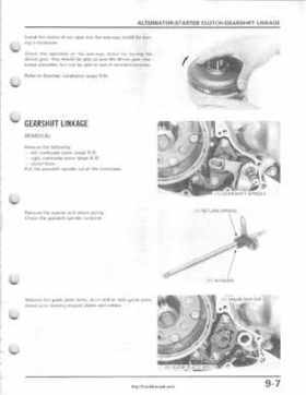 1985-1987 Honda TRX 250 Fourtrax 250 Service Manual, Page 110