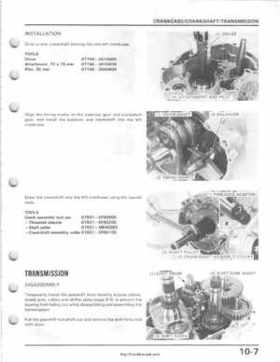 1985-1987 Honda TRX 250 Fourtrax 250 Service Manual, Page 120