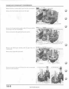 1985-1987 Honda TRX 250 Fourtrax 250 Service Manual, Page 121