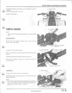 1985-1987 Honda TRX 250 Fourtrax 250 Service Manual, Page 142