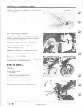 1985-1987 Honda TRX 250 Fourtrax 250 Service Manual, Page 145