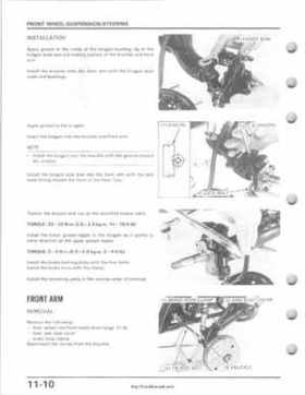 1985-1987 Honda TRX 250 Fourtrax 250 Service Manual, Page 147