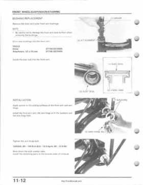 1985-1987 Honda TRX 250 Fourtrax 250 Service Manual, Page 149