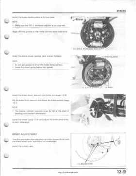 1985-1987 Honda TRX 250 Fourtrax 250 Service Manual, Page 164