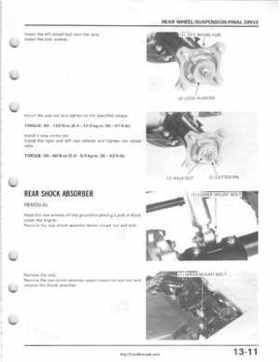 1985-1987 Honda TRX 250 Fourtrax 250 Service Manual, Page 184