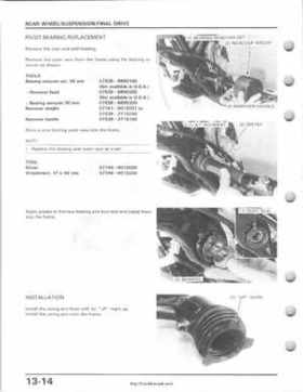 1985-1987 Honda TRX 250 Fourtrax 250 Service Manual, Page 187