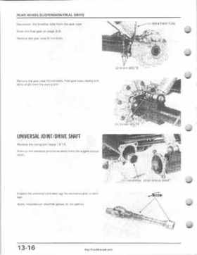 1985-1987 Honda TRX 250 Fourtrax 250 Service Manual, Page 189
