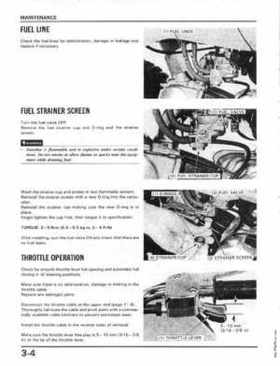 1986-1987 Honda Fortrax TRX70 Service Manual, Page 21