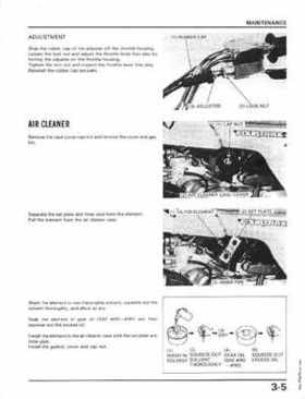 1986-1987 Honda Fortrax TRX70 Service Manual, Page 22