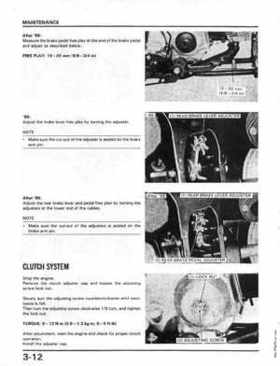 1986-1987 Honda Fortrax TRX70 Service Manual, Page 29