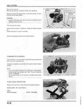 1986-1987 Honda Fortrax TRX70 Service Manual, Page 38