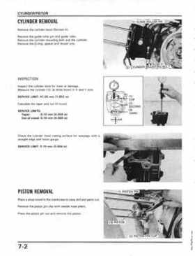 1986-1987 Honda Fortrax TRX70 Service Manual, Page 62
