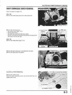 1986-1987 Honda Fortrax TRX70 Service Manual, Page 70