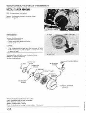 1986-1987 Honda Fortrax TRX70 Service Manual, Page 85