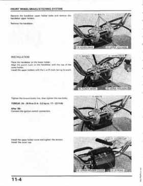 1986-1987 Honda Fortrax TRX70 Service Manual, Page 104