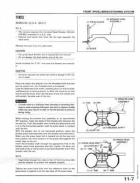 1986-1987 Honda Fortrax TRX70 Service Manual, Page 107