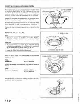 1986-1987 Honda Fortrax TRX70 Service Manual, Page 108