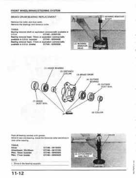 1986-1987 Honda Fortrax TRX70 Service Manual, Page 112