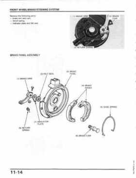1986-1987 Honda Fortrax TRX70 Service Manual, Page 114