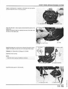 1986-1987 Honda Fortrax TRX70 Service Manual, Page 115