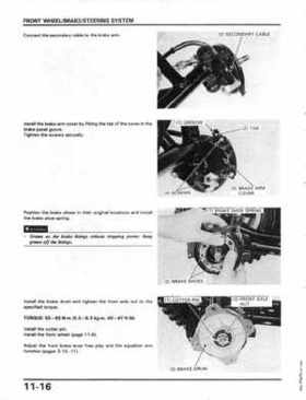 1986-1987 Honda Fortrax TRX70 Service Manual, Page 116