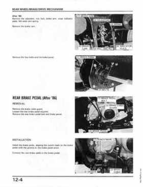 1986-1987 Honda Fortrax TRX70 Service Manual, Page 126