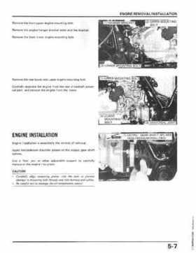 1986-1987 Honda TRX350 FourTrax 4X4, 1987-1989 TRX350D Foreman 4X4 Service Manual, Page 61