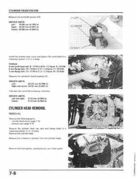 1986-1987 Honda TRX350 FourTrax 4X4, 1987-1989 TRX350D Foreman 4X4 Service Manual, Page 74