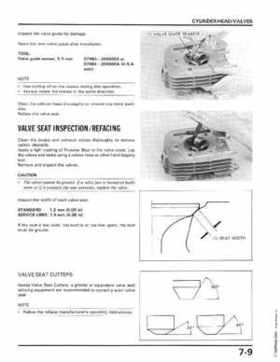 1986-1987 Honda TRX350 FourTrax 4X4, 1987-1989 TRX350D Foreman 4X4 Service Manual, Page 77