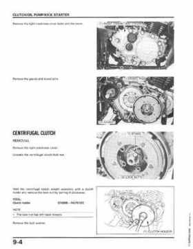 1986-1987 Honda TRX350 FourTrax 4X4, 1987-1989 TRX350D Foreman 4X4 Service Manual, Page 97
