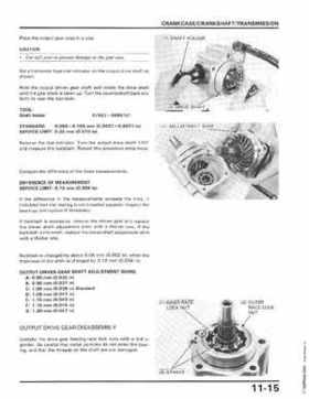 1986-1987 Honda TRX350 FourTrax 4X4, 1987-1989 TRX350D Foreman 4X4 Service Manual, Page 149