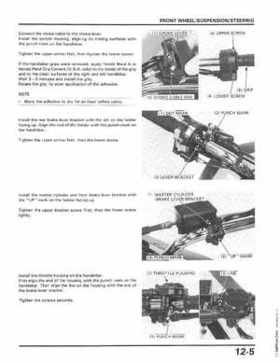 1986-1987 Honda TRX350 FourTrax 4X4, 1987-1989 TRX350D Foreman 4X4 Service Manual, Page 164