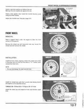 1986-1987 Honda TRX350 FourTrax 4X4, 1987-1989 TRX350D Foreman 4X4 Service Manual, Page 166