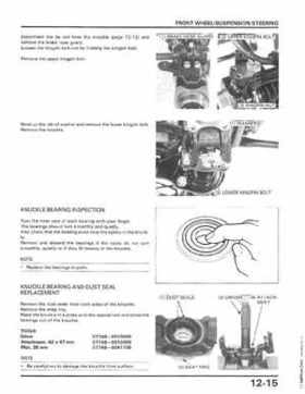 1986-1987 Honda TRX350 FourTrax 4X4, 1987-1989 TRX350D Foreman 4X4 Service Manual, Page 174