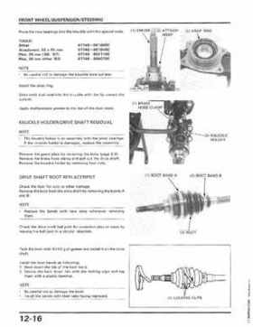 1986-1987 Honda TRX350 FourTrax 4X4, 1987-1989 TRX350D Foreman 4X4 Service Manual, Page 175