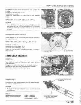 1986-1987 Honda TRX350 FourTrax 4X4, 1987-1989 TRX350D Foreman 4X4 Service Manual, Page 178