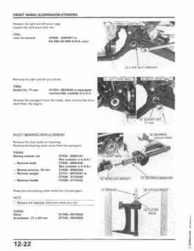 1986-1987 Honda TRX350 FourTrax 4X4, 1987-1989 TRX350D Foreman 4X4 Service Manual, Page 181